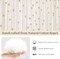 Boho Macrame Beaded Curtain Handmade Door Closet Curtain with Wooden Beads for Window Doorway Open Closet Bedroom Living Room Privacy Decor, 79" L x 36" W, White